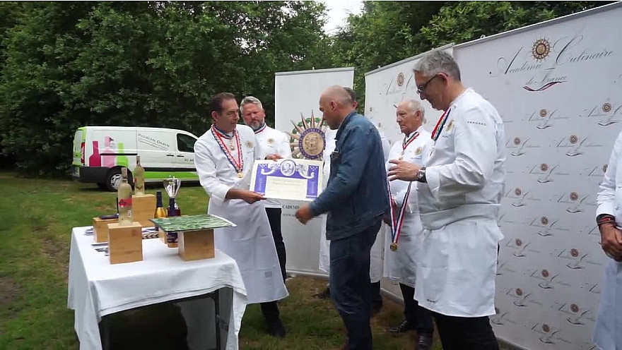 Remise de médaille pour Eric